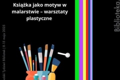 Książka jako motyw w malarstwie – warsztaty plastyczne - 1