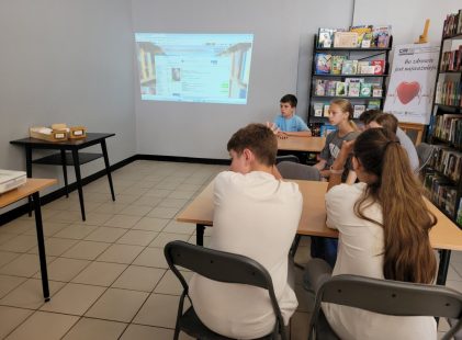 Cyfrowa lekcja biblioteczna.