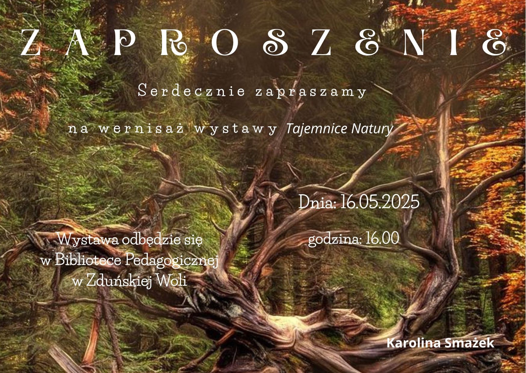 Zaproszenie na Wernisaż