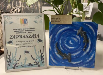 Malarstwo marynistyczne uczniów z Zespołu Szkół Aktywności Zawodowej